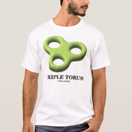 三重のトルス(トロイド) Tシャツ