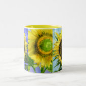三重のヒマワリのマグ ツートーンマグカップ (中央)