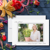 三重の写真で生きた縁ど生活の葬儀 サンキューカード