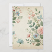 三重の喜び：三つ子の誕生を祝おう！ 招待状 (裏面)