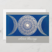 三重の女神の至の天恵の休日カード シーズンカード (正面/裏面)