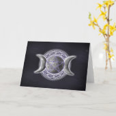 三重の女神 カード (黄色い花)