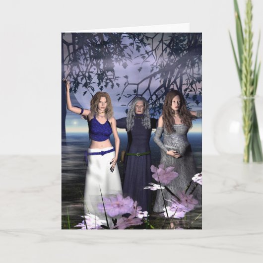 三重の女神 カード (正面)