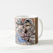 三重の引くことのコーヒー・マグ コーヒーマグカップ (正面右)