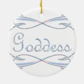 三重の月のオパールの女神 セラミックオーナメント (裏面)