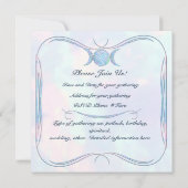 三重の月のオパール 招待状 (裏面)