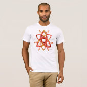 三重の月の結び目の人のTシャツ Tシャツ (正面フル)