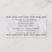 三重の月のMoonstoneの女神 名刺 (裏面)