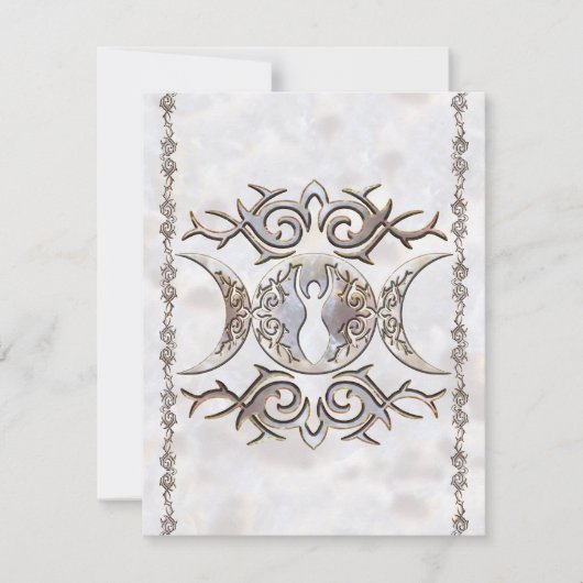 三重の月のMoonstoneの女神 招待状 (正面)