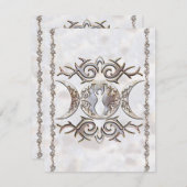 三重の月のMoonstoneの女神 招待状 (正面/裏面)