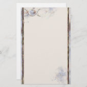 三重の月のMoonstone 便箋 (正面/裏面)