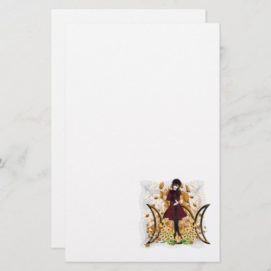 三重の月シリーズ4 便箋 (正面/裏面)