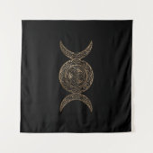 三重の月-三重の女神-三大骨格 タペストリー (正面(横))