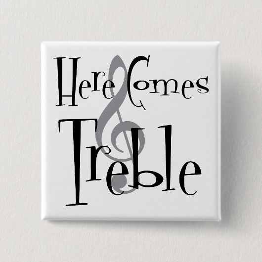 三重の正方形ボタン 缶バッジ (正面)