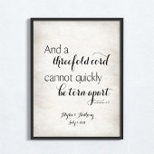 三重の紐は早く引き裂かれない ポスター