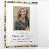 三重の聖なるハートイエスカトリック葬儀 三つ折りカード (内部最初)