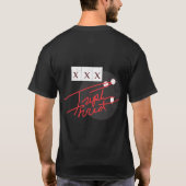 三重の脅威 Tシャツ (裏面)