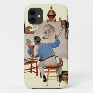 三重の自画像 iPhone 11 ケース
