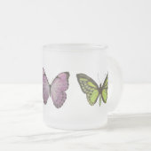 三重の蝶マグ フロストグラスマグカップ (正面右)