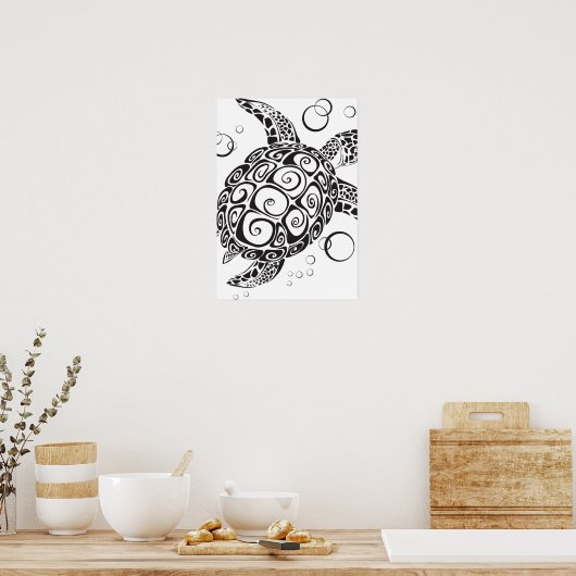 三重タトゥー ポスター (キッチン)