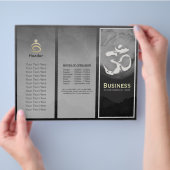 三重ヨガスタジオライフコーチパンフレットOMシンボル チラシ (手)