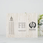 三重ヨガマッサージパンフレット瞑想姿勢 (スタンド正面)