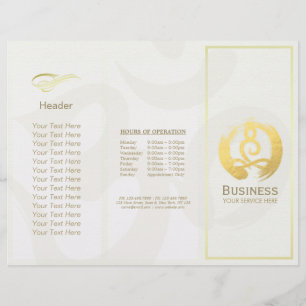 三重ヨガマッサージパンフレット瞑想姿勢