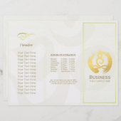 三重ヨガマッサージパンフレット瞑想姿勢 (正面/裏面)