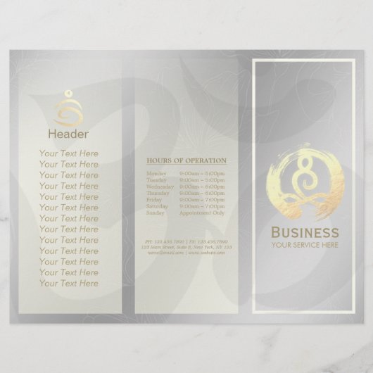 三重ヨガマッサージパンフレット瞑想姿勢 (正面)