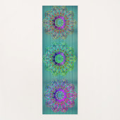 三重六角マンダラ魔法ヨガマット ヨガマット (正面)