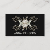 三重月 – 真珠の三女神の母 名刺 (正面)