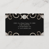 三重月 – 真珠の三女神の母 名刺 (裏面)