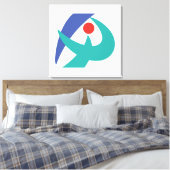 三重県伊賀国旗 キャンバスプリント (インサイチュ (寝室))