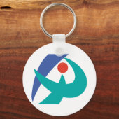 三重県伊賀国旗 キーホルダー (正面)