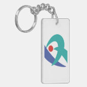 三重県伊賀国旗 キーホルダー (正面左)