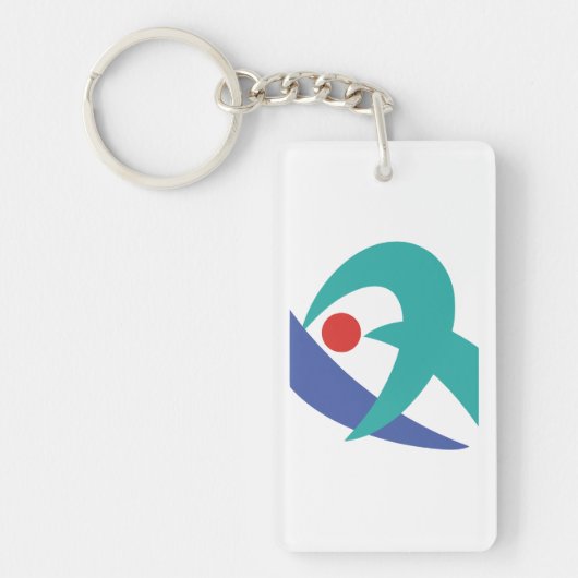 三重県伊賀国旗 キーホルダー (正面)