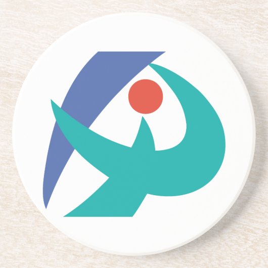 三重県伊賀国旗 コースター (正面)