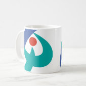 三重県伊賀国旗 コーヒーマグカップ (正面左)