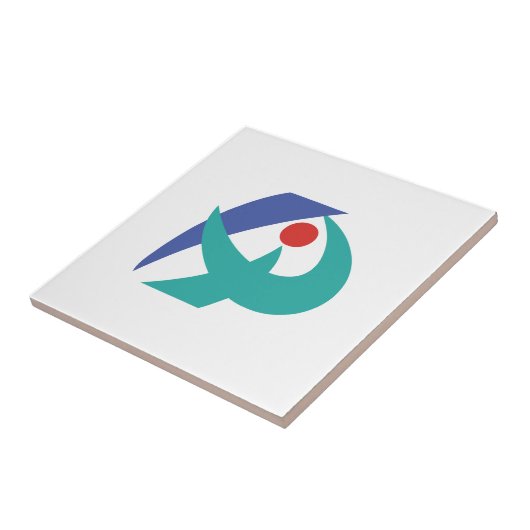 三重県伊賀国旗 タイル (側面)