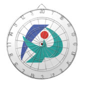 三重県伊賀国旗 ダーツボード (正面)