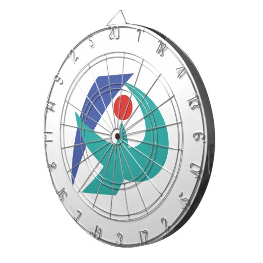 三重県伊賀国旗 ダーツボード (正面右)