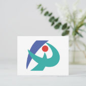 三重県伊賀国旗 ポストカード (スタンド正面)