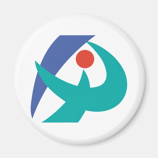 三重県伊賀国旗 マグネット (正面)