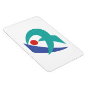 三重県伊賀国旗 マグネット (右側)