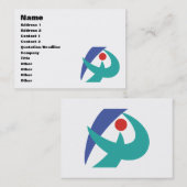 三重県伊賀国旗 名刺 (正面/裏面)