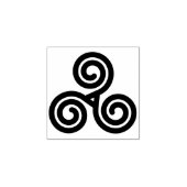 三重緩和曲線スタンプ ラバースタンプ (インプリント)