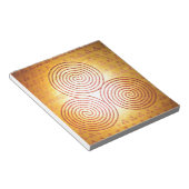 三重螺旋迷路 ノートパッド (アングル)