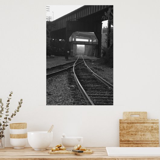 三重踏切 ポスター (キッチン)