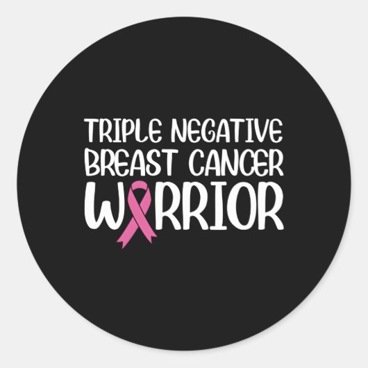 三重陰性乳がん認識度戦士K ラウンドシール (正面)