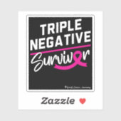 三重陰性生存乳がん認識度 シール (シート)